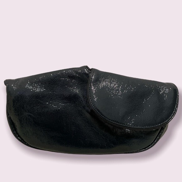 See by Chloe Blue Patent Leather Clutch EUC - Picture 1 of 3